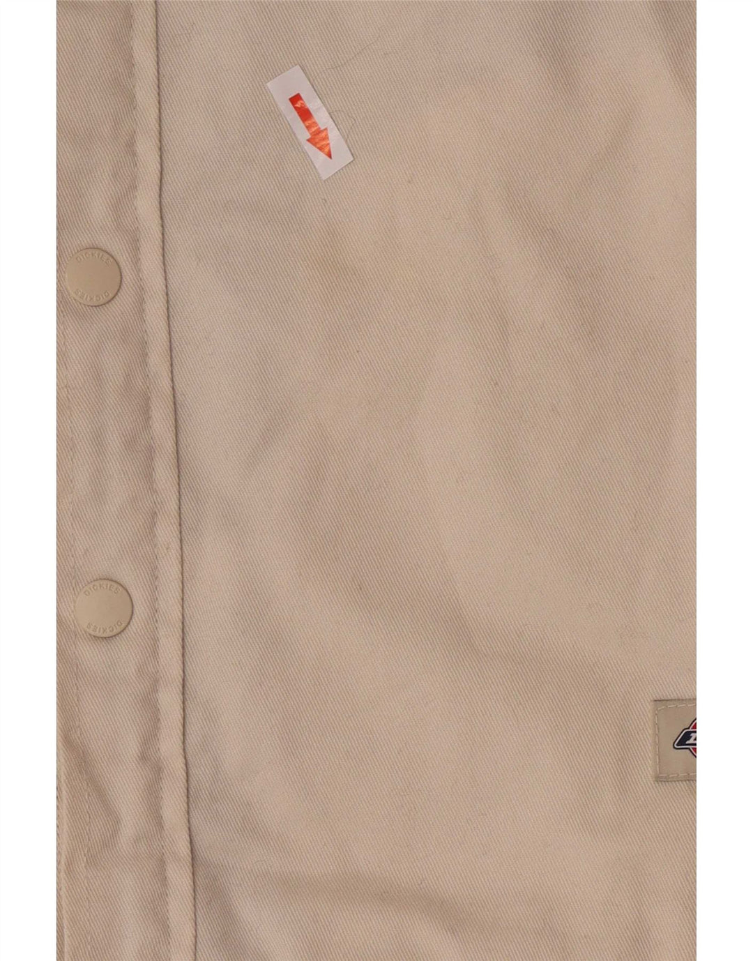 Jachetă din denim Sherpa pentru bărbați Dickies UK 36 Poliester Bej mic