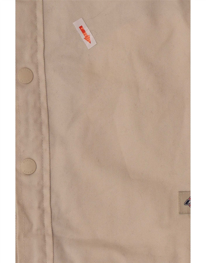 Jachetă din denim Sherpa pentru bărbați Dickies UK 36 Poliester Bej mic