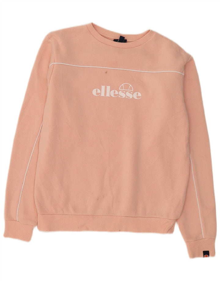 Pulover supradimensionat cu grafic pentru femei Ellesse UK 10 Mic portocaliu