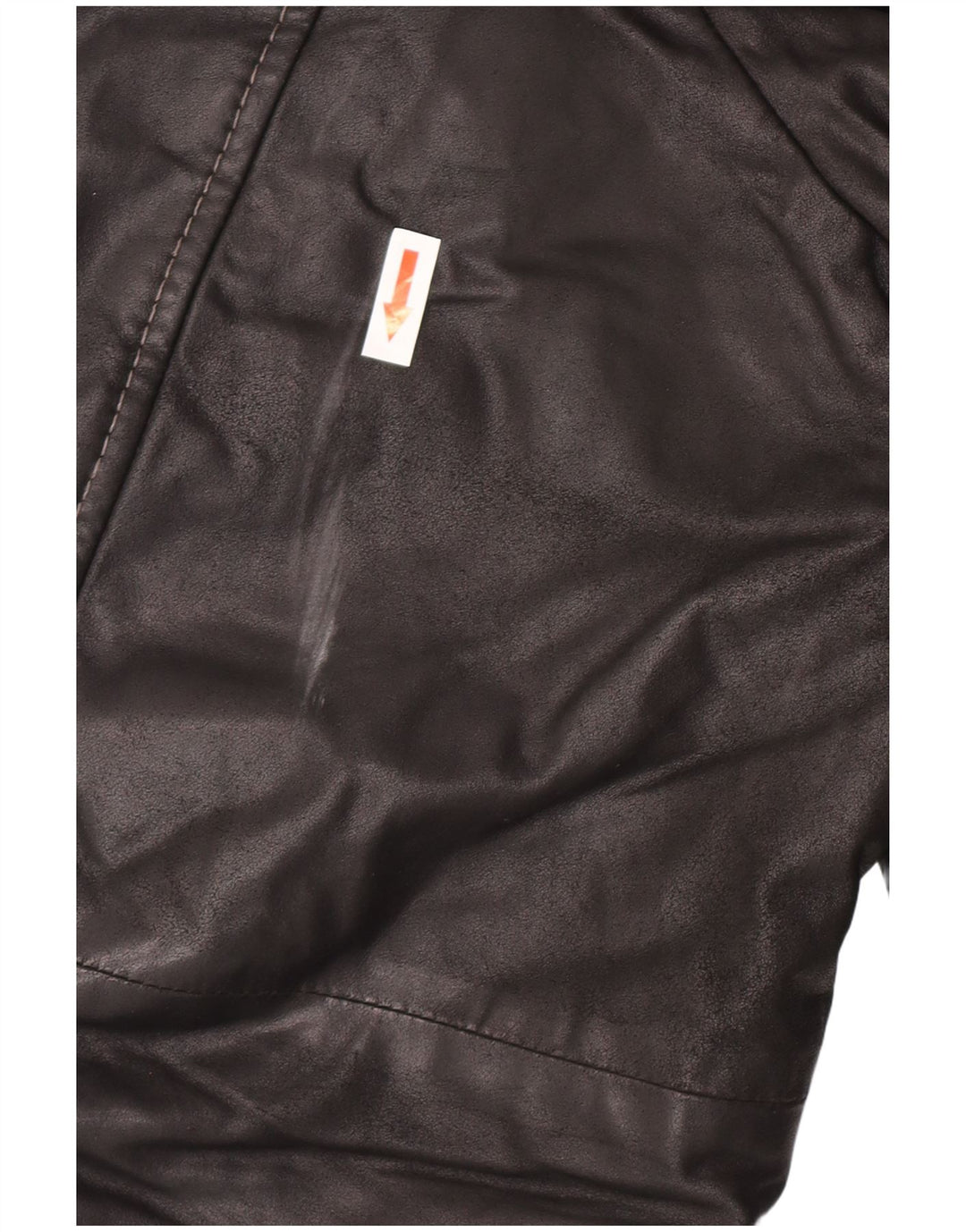 Palton din piele vintage pentru bărbați IT 58 4XL din piele neagră