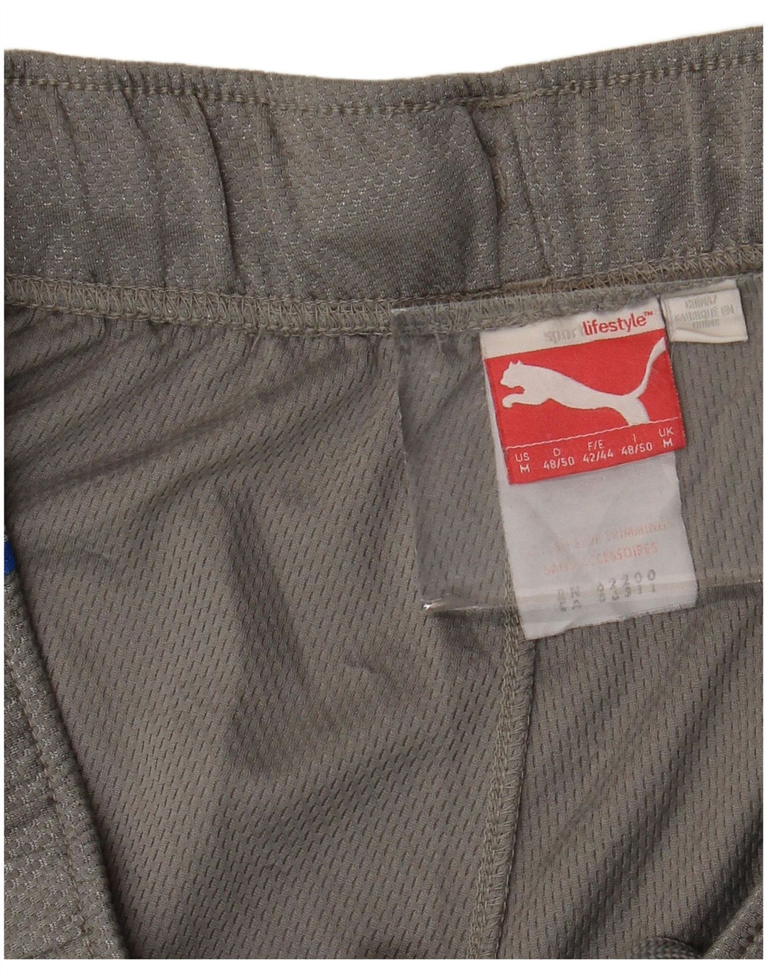Pantaloni scurți sport PUMA pentru bărbați, gri mediu, poliester color bloc