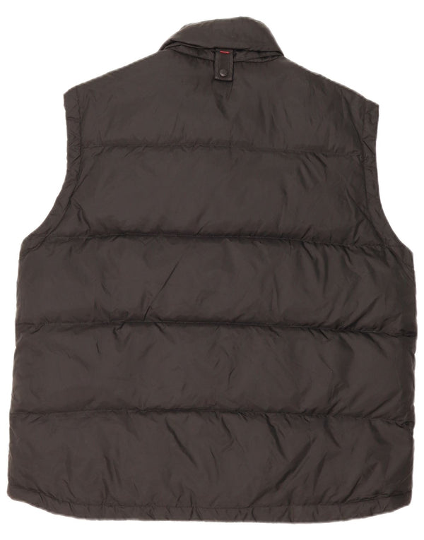 Gas Mens Padded Gilet UK 40 Large Black Polyamide