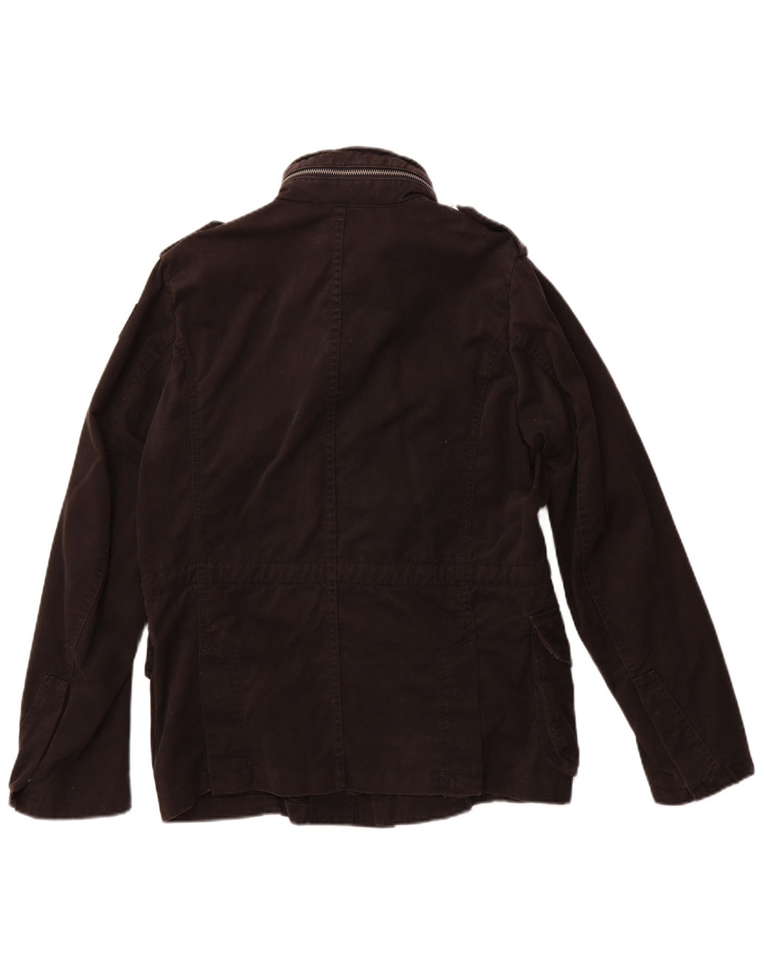 Jachetă militară pentru bărbați Diesel UK 40 mare, negru, bumbac