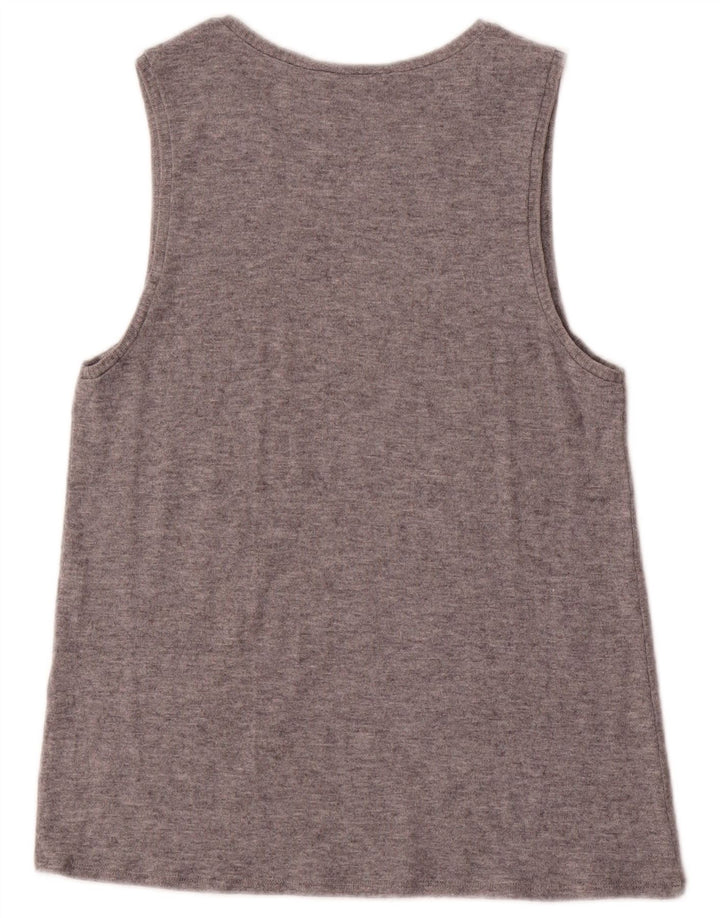 Vest Vest Top Femei Zara UK 12 Medium Gri Flecked