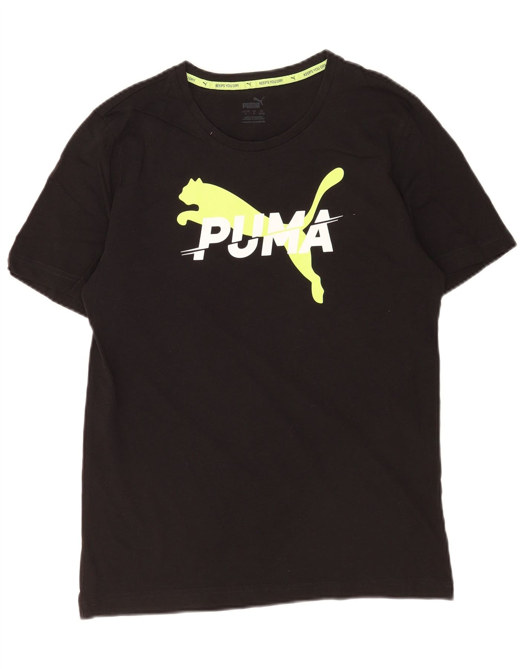 Tricou grafic Puma pentru bărbați Top Small Negru