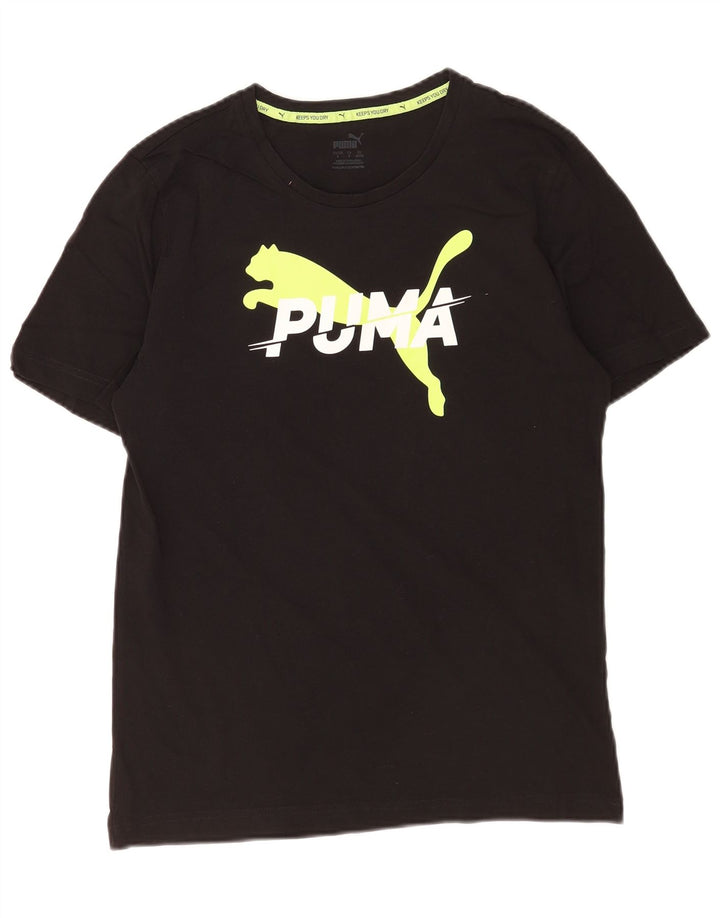 Tricou grafic Puma pentru bărbați Top Small Negru