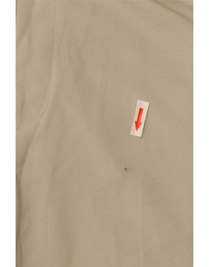 Pantaloni de costum obișnuiți pentru bărbați Marks & Spencer L34 L33 poliester bej