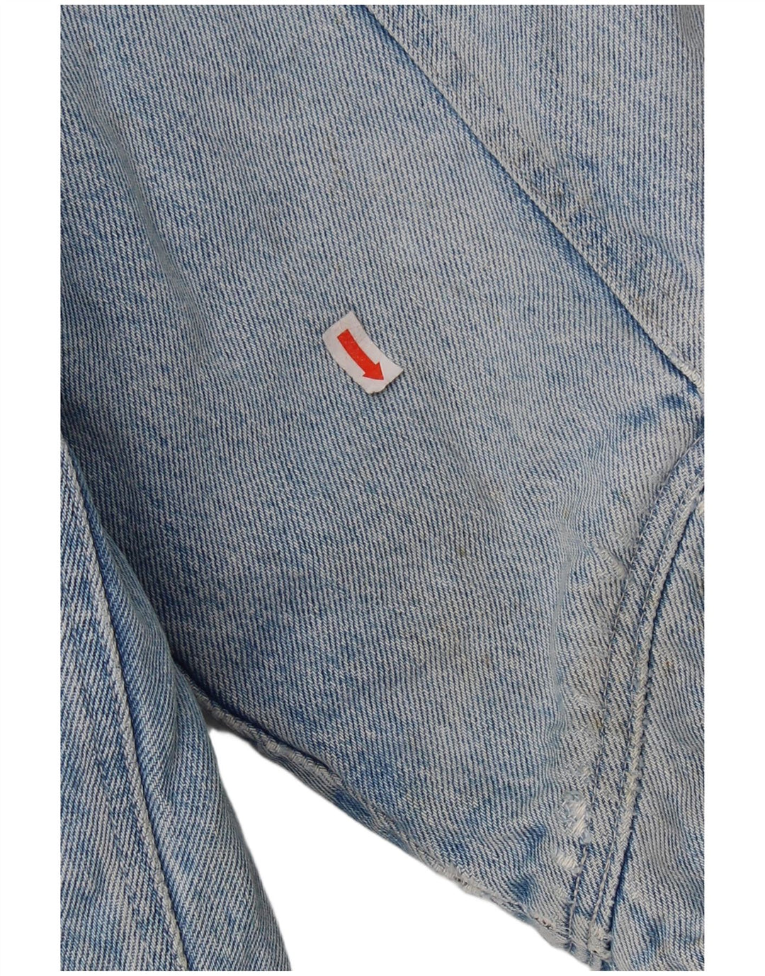 Jachetă pentru bărbați din denim Sherpa UK 42 XL Albastru