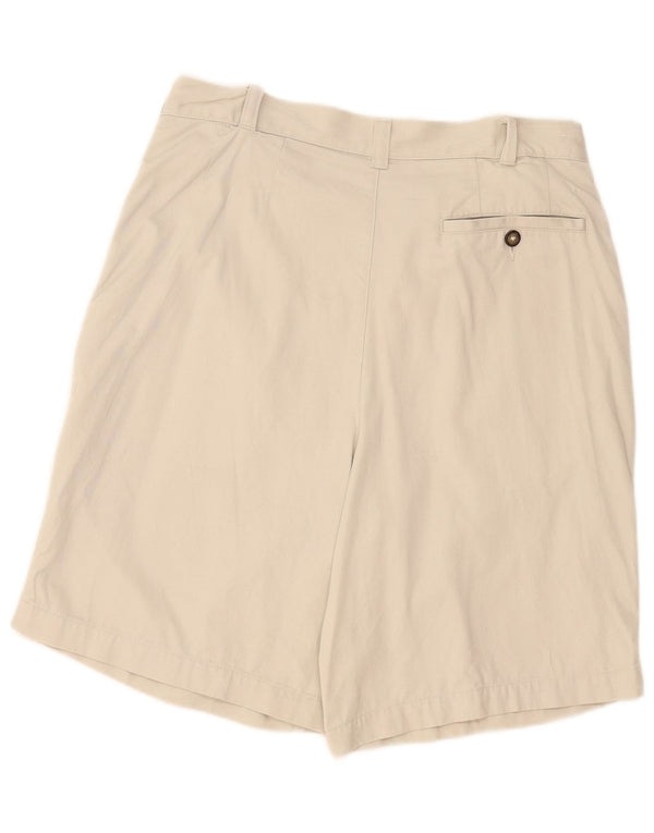 Pantaloni scurți chino pentru bărbați Marks & Spencer W32, bumbac mediu bej