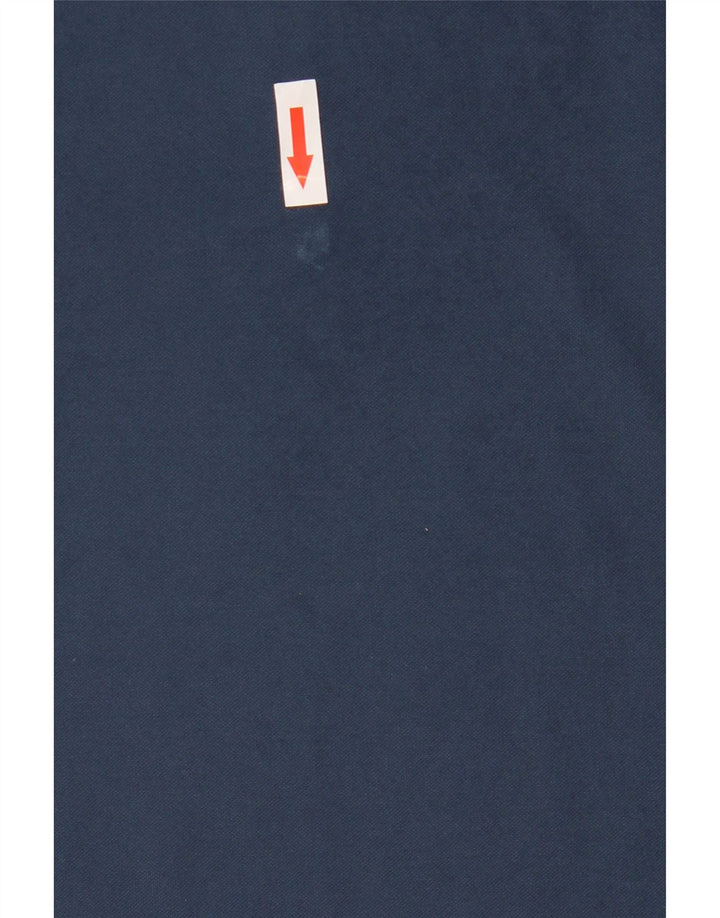 Tricou polo ADIDAS rugby pentru bărbați, poliester mediu albastru bleumarin