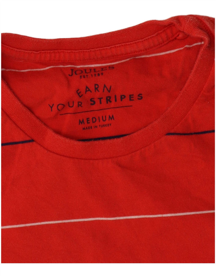 Tricou pentru bărbați Joules Top din bumbac cu dungi roșii medii