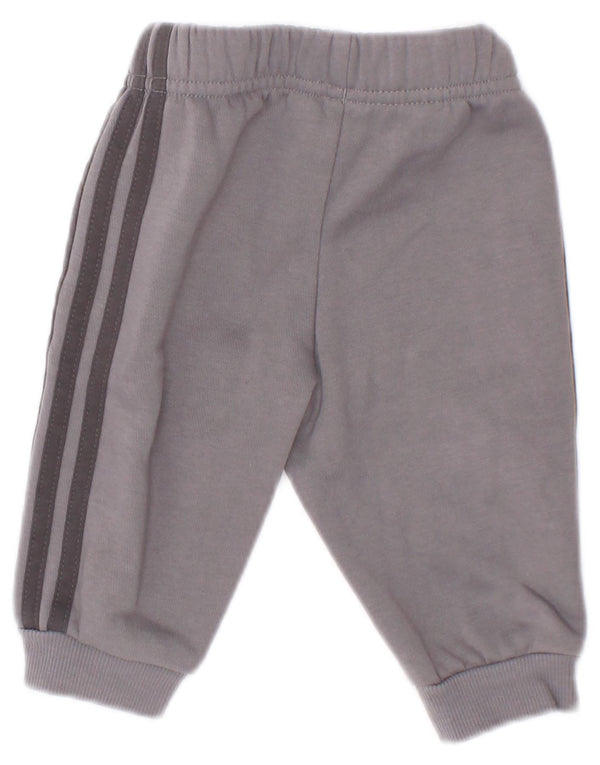 Adidas Baby Boys Joggers Pantaloni Trening 0-3 Luni Bumbac Gri