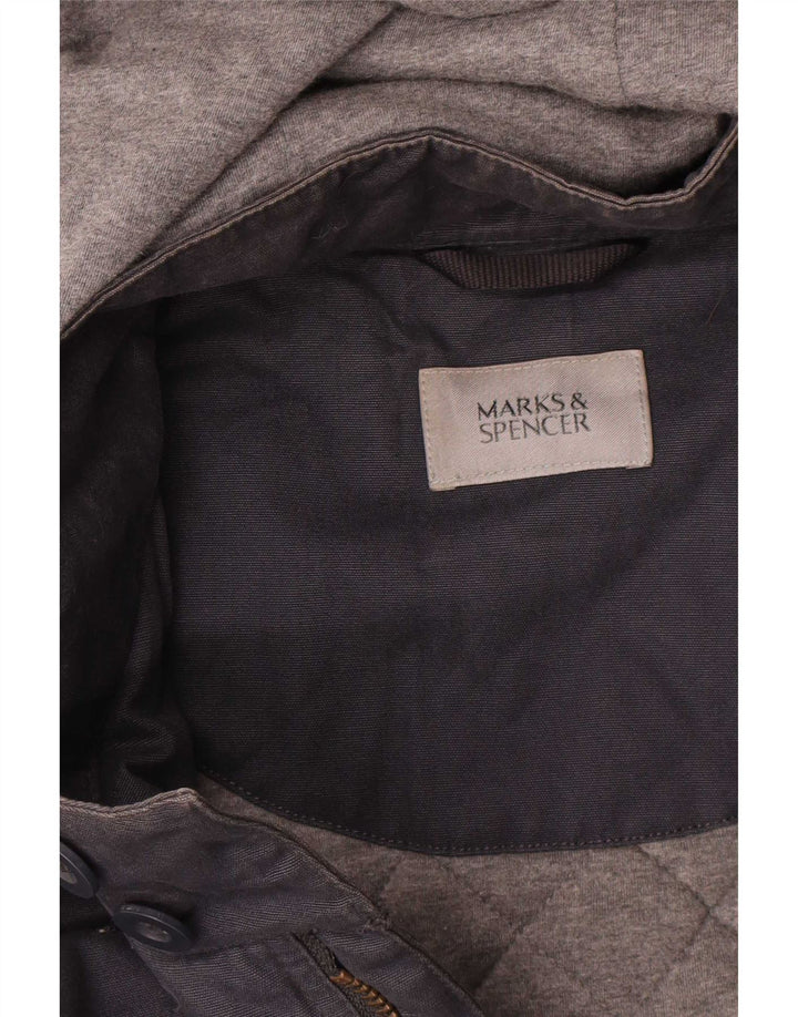 Jachetă parka cu glugă pentru bărbați Marks & Spencer UK 42 XL bleumarin