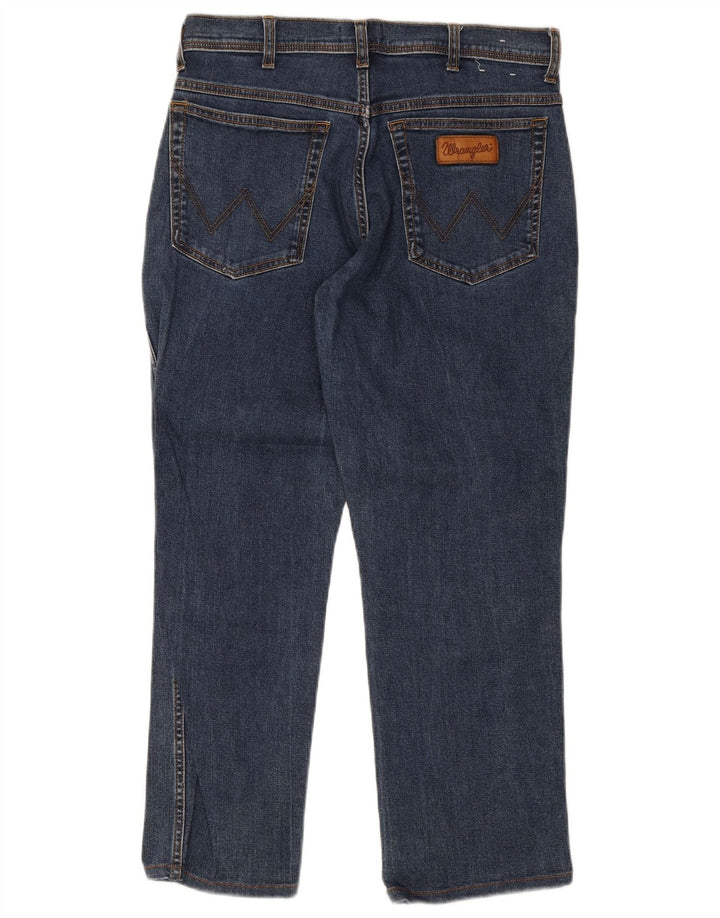 Blugi drepte pentru bărbați Wrangler Texas W34 L27 Bumbac albastru