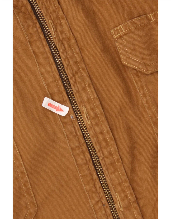 Cămașă cu mânecă scurtă pentru bărbați Wrangler, bumbac maro XL