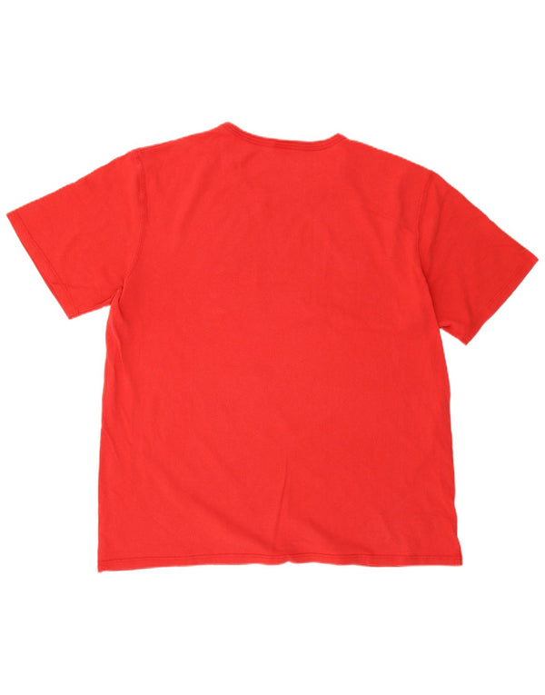 Tricou cu grafic Heritage pentru bărbați Champion Top XL Bumbac roșu