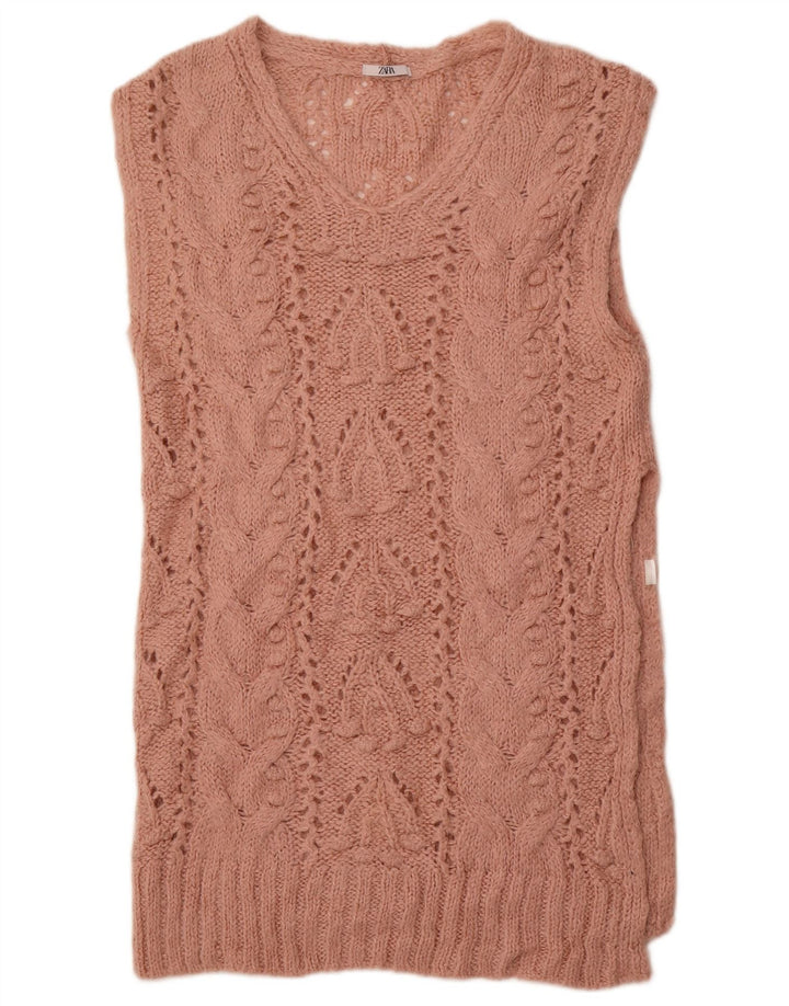 Vesta cu paragate ZARA pentru femei UK 16, mare, roz