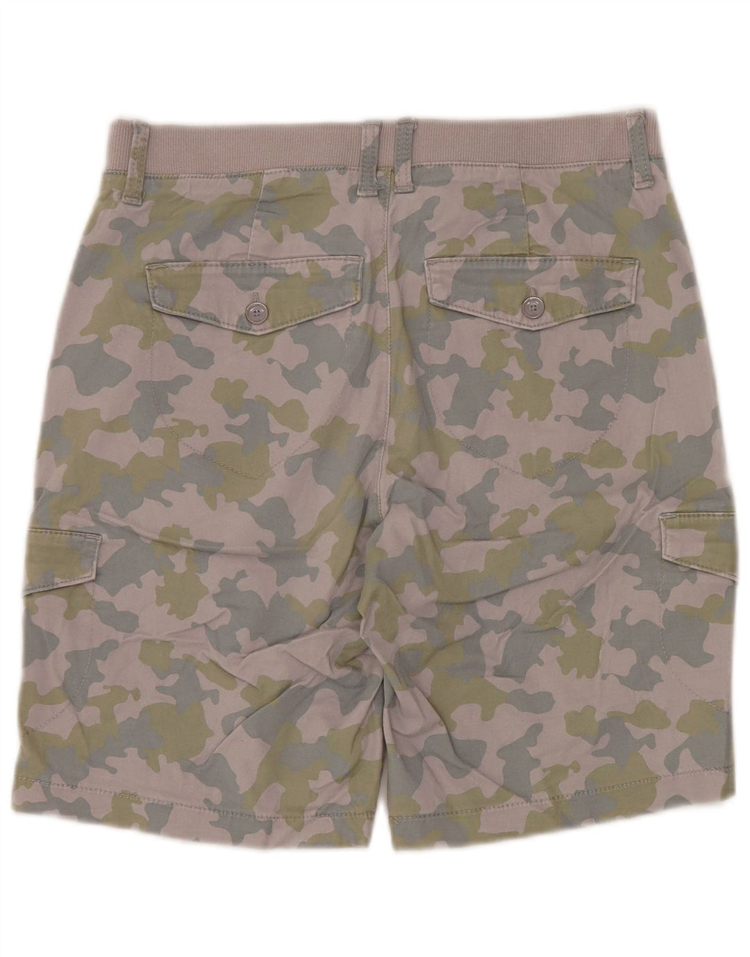 Pantaloni scurți cargo pentru femei Lee cu talie medie US 6, mediu W30, bumbac camuflaj violet