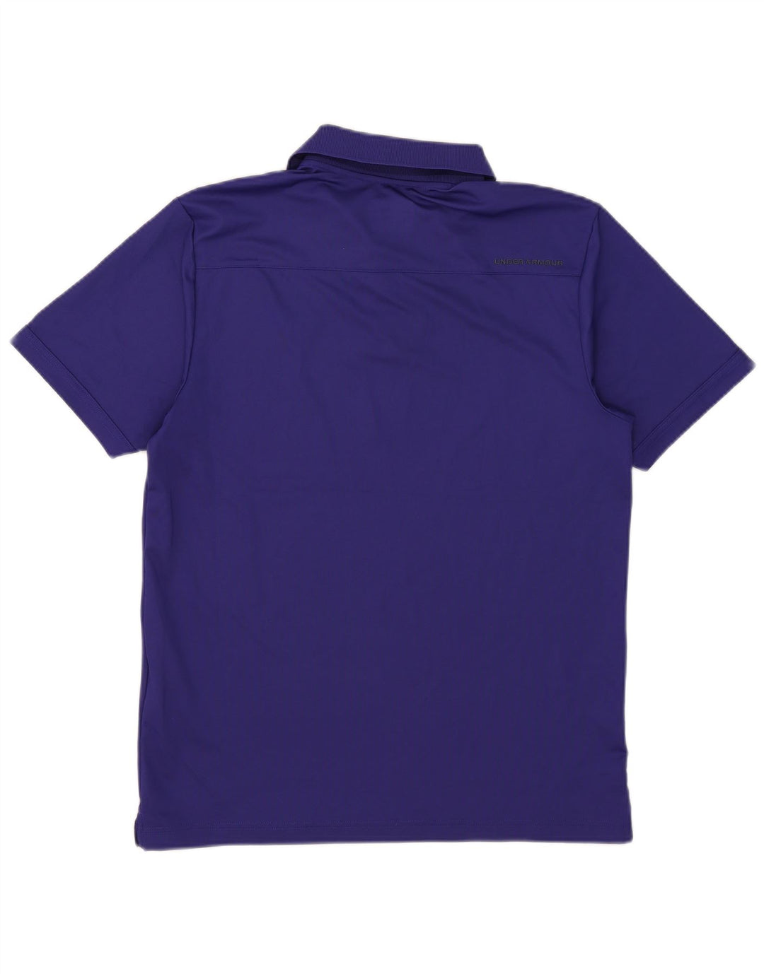 Tricou polo Under Armour Heat Gear pentru bărbați, poliester albastru mediu