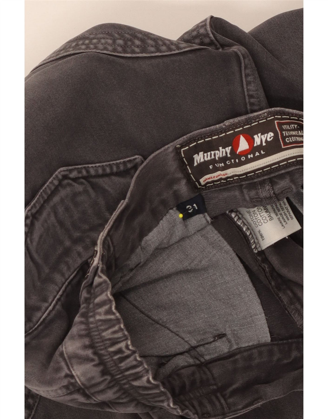 Pantaloni cargo pentru bărbați Murphy & Nye W31 L33 bumbac gri