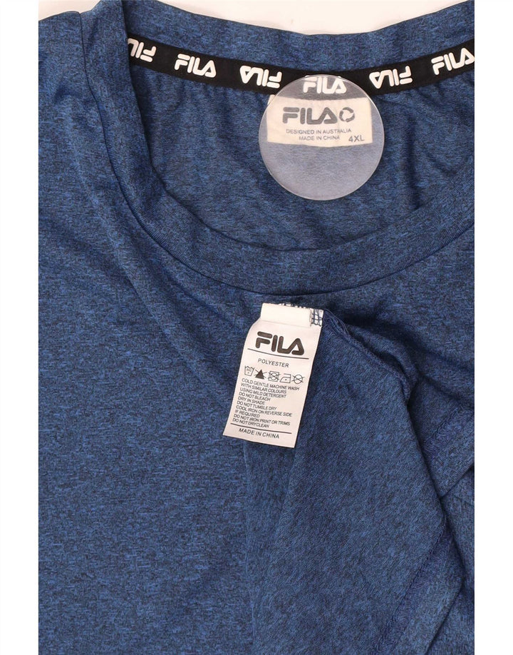 Tricou Bărbați Fila Top 4XL Bleumarin Poliester