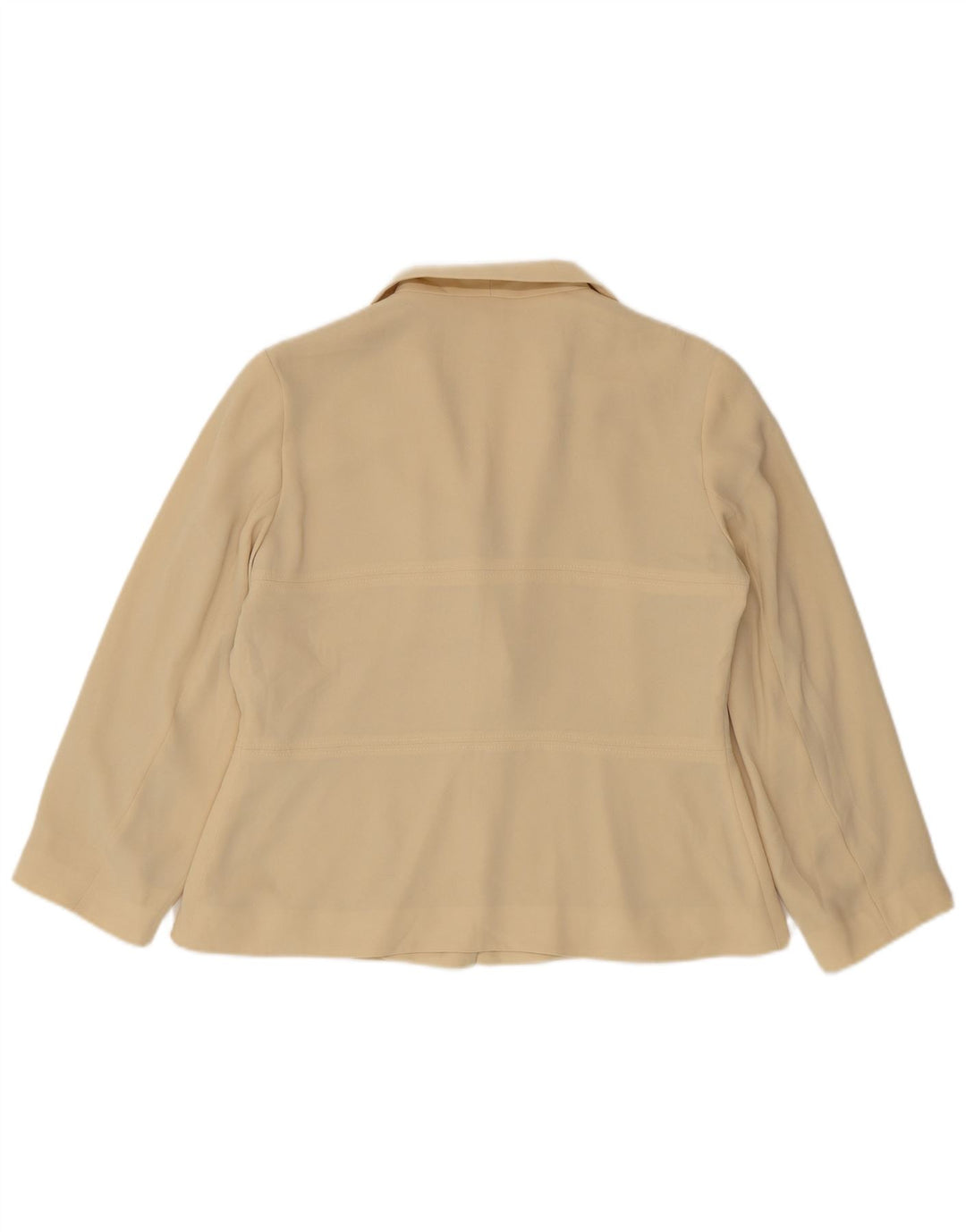 Sacou blazer pentru femei Zara cu 2 nasturi US 14 XL poliester bej