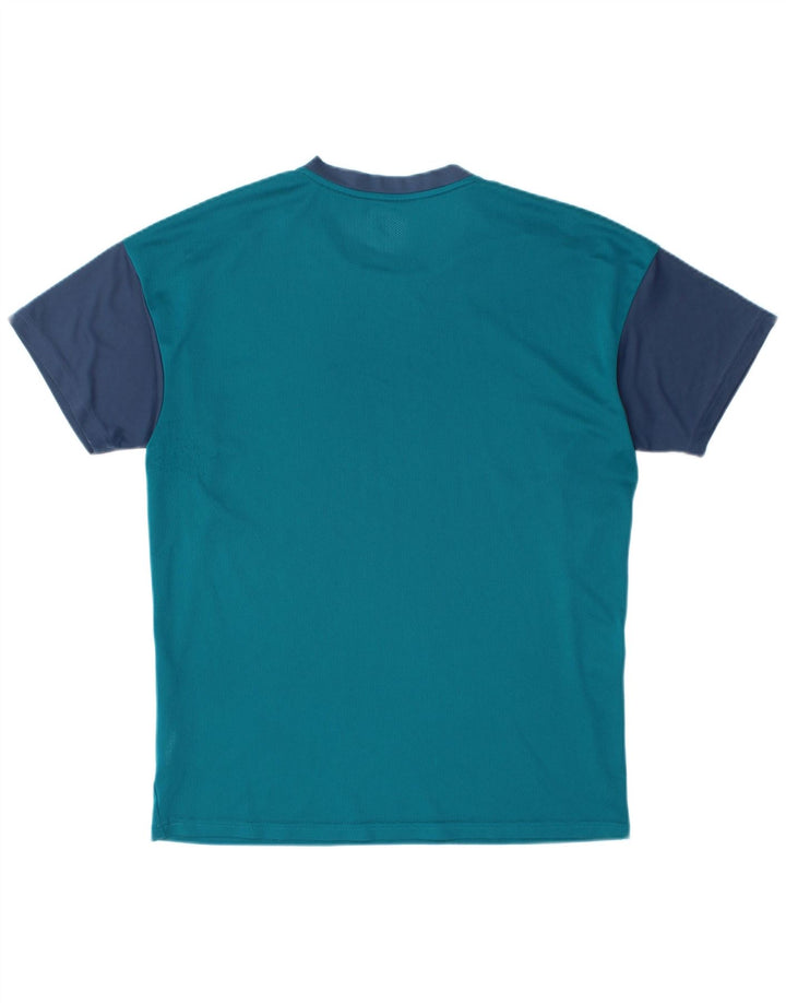 Tricou pentru bărbați PUMA Top Medium Blue Colorblock Poliester