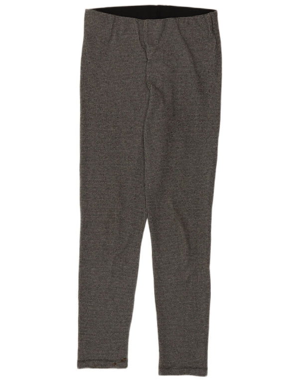 Leggings Slim Fit Zara pentru femei UK 14, mare, gri Houndstooth