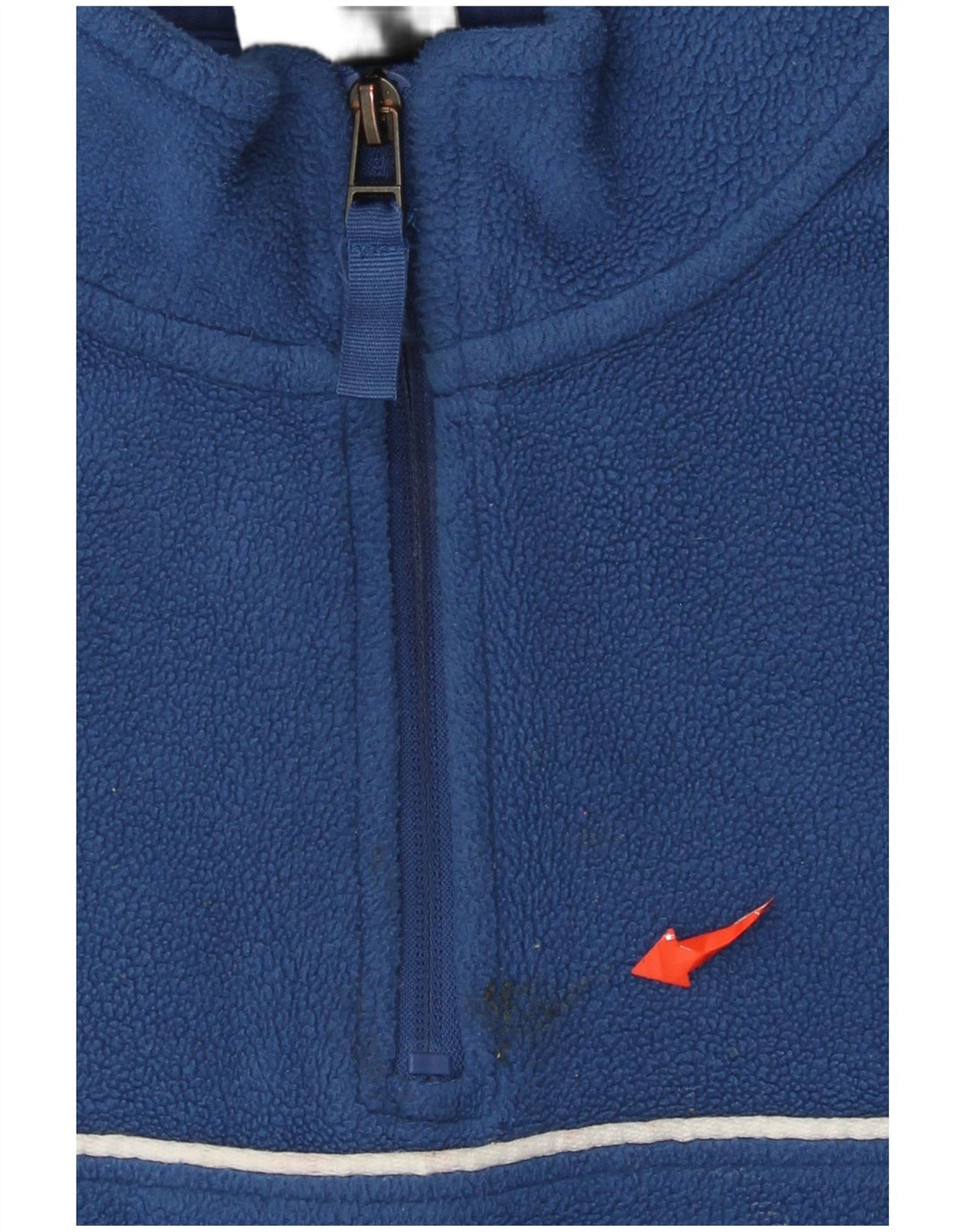 Pulover Umbro pentru bărbați, cu grafică, cu fermoar și gât, din lână, poliester albastru mare