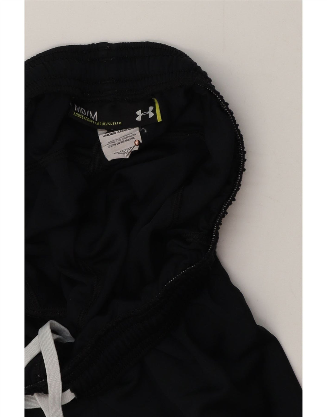 Pantaloni scurți sport Under Armour pentru bărbați, poliester mediu negru