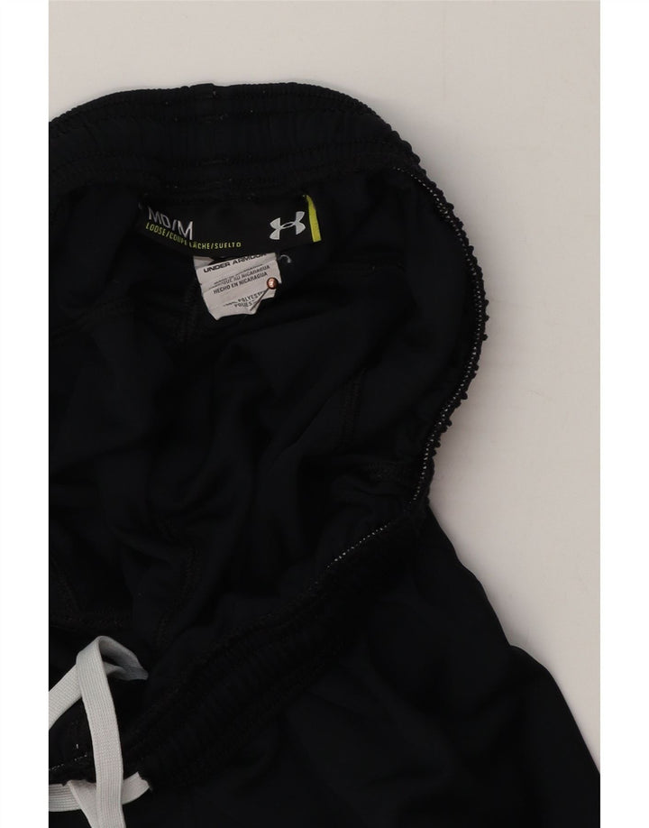 Pantaloni scurți sport Under Armour pentru bărbați, poliester mediu negru