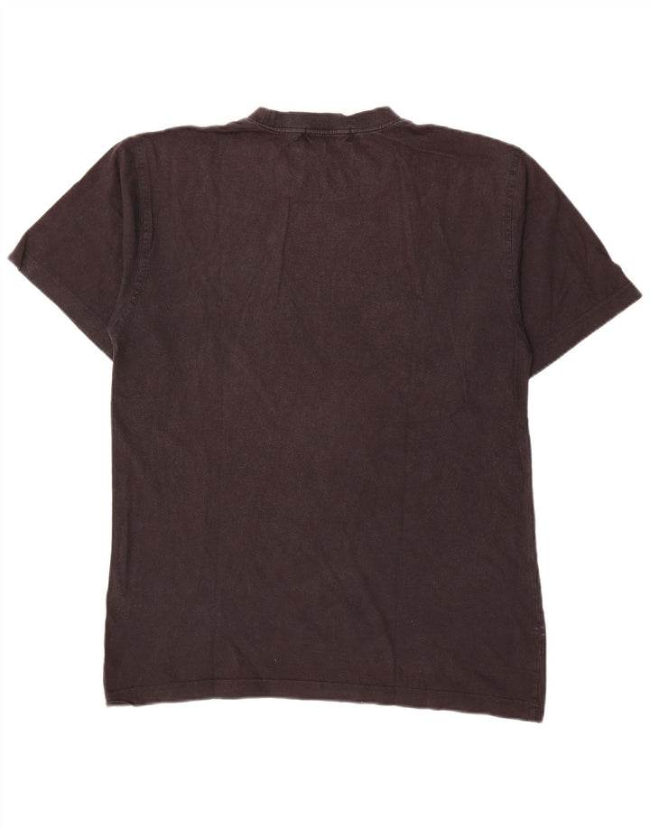 Tricou cu grafic Fila pentru bărbați Top mic bumbac negru