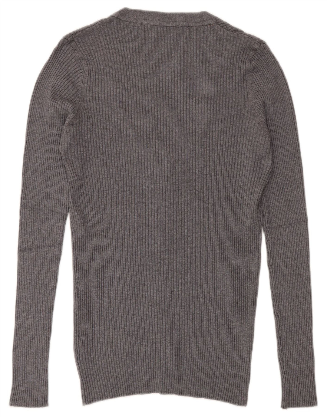 Pulover cardigan pentru bărbați Zara, gri mediu, viscoză