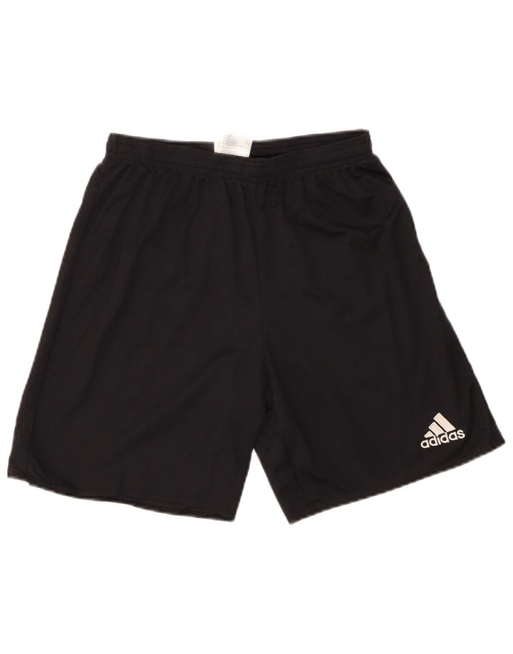 Pantaloni scurți sport adidas Climalite pentru băieți 15-16 ani poliester negru