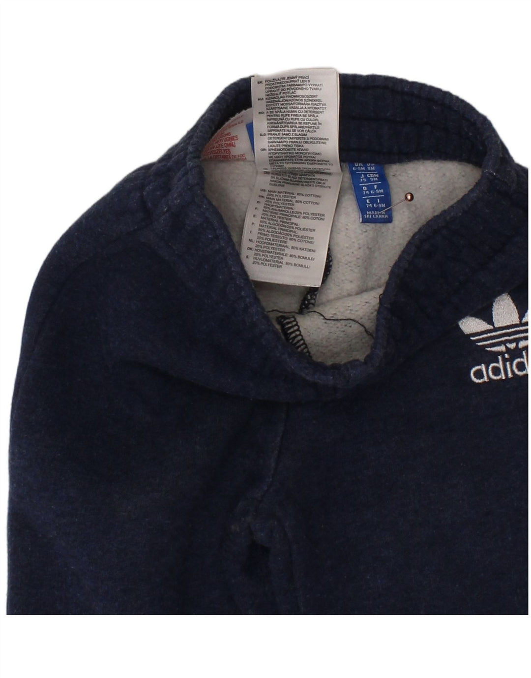 Pantaloni de trening ADIDAS Baby Boys Graphic Joggers 6-9 Luni Bleumarin