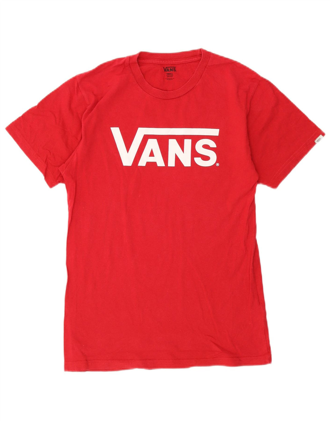 Tricou grafic Vans pentru bărbați Top mic bumbac roșu