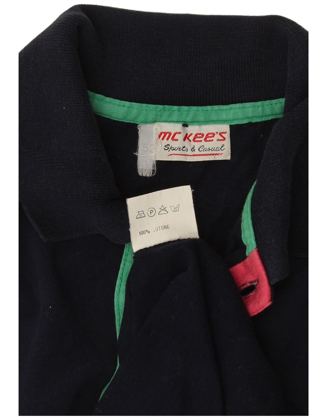 Tricou polo pentru bărbați MC Kee IT 52 mare bumbac bleumarin
