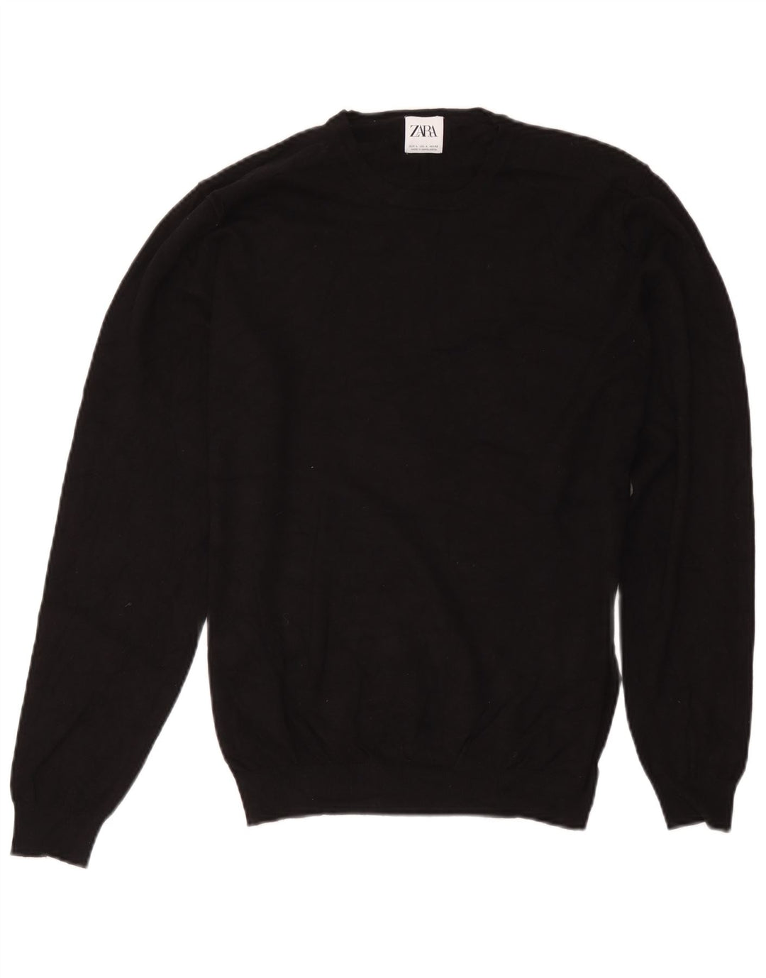 Pulover pentru damă Zara, cu gât turnut, mare, negru