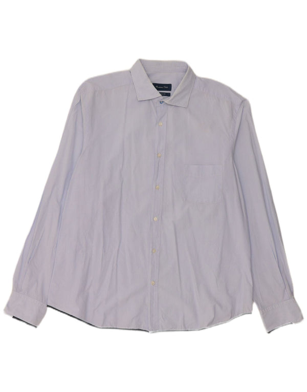 Cămașă Massimo Dutti pentru bărbați, 2XL, cu dungi, albastre
