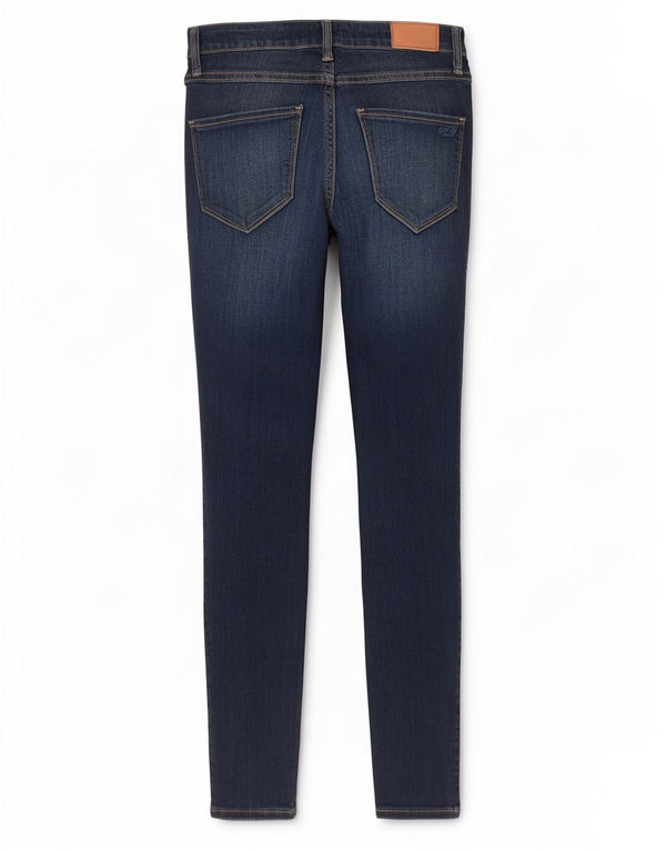 Blugi jegging Hollister pentru femei cu talie înaltă US 3 Small W26 L26 bleumarin