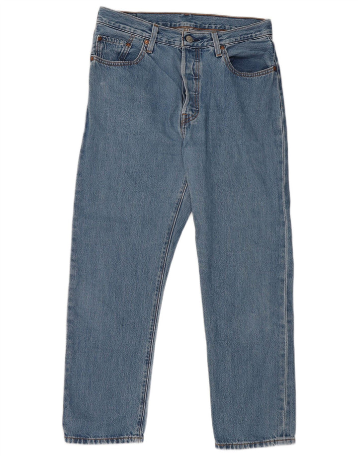 Blugi drepti pentru bărbați Levi's 501 W29 L26 Bumbac albastru