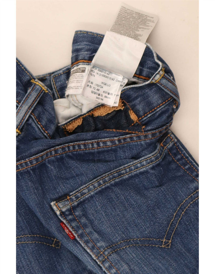 Blugi drepti pentru bărbați Levi's W28 L32 Bumbac albastru