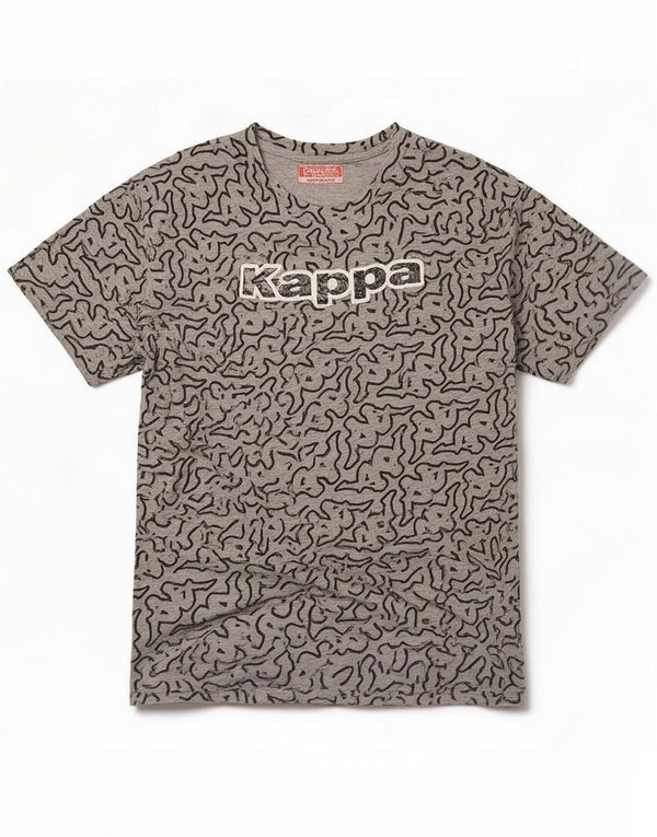Kappa Tricou grafic Top UK 12 Medium Gri Bumbac