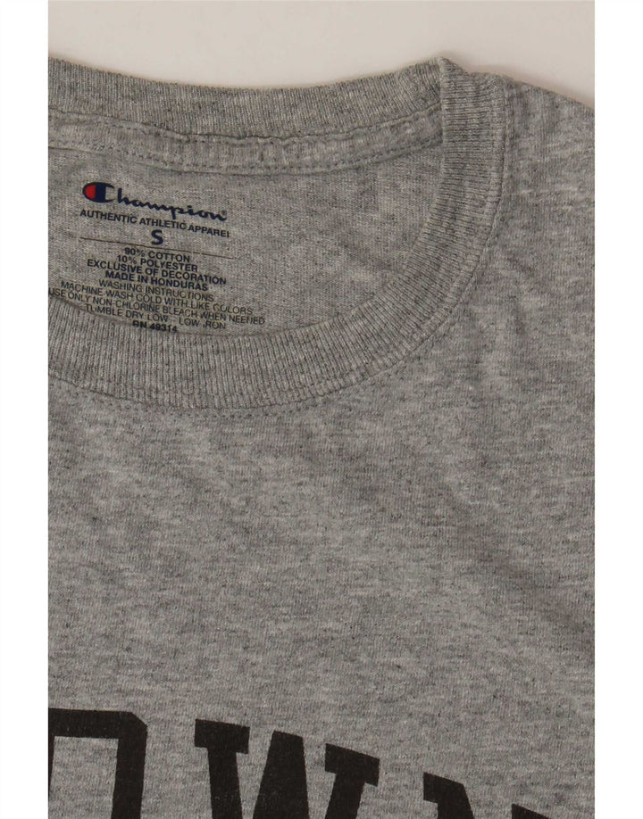 Tricou grafic pentru bărbați Champion Top mic, gri bumbac