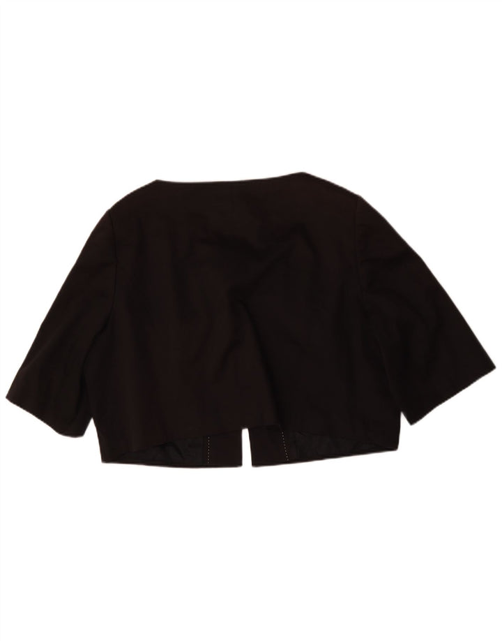 Jachetă bolero supradimensionată pentru femei Marks & Spencer Autograph UK 14 Medium Black