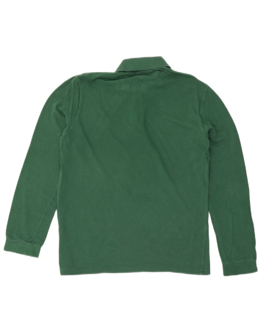 Tricou polo cu mânecă lungă pentru bărbați LACOSTE Mărimea 3 Bumbac verde mic
