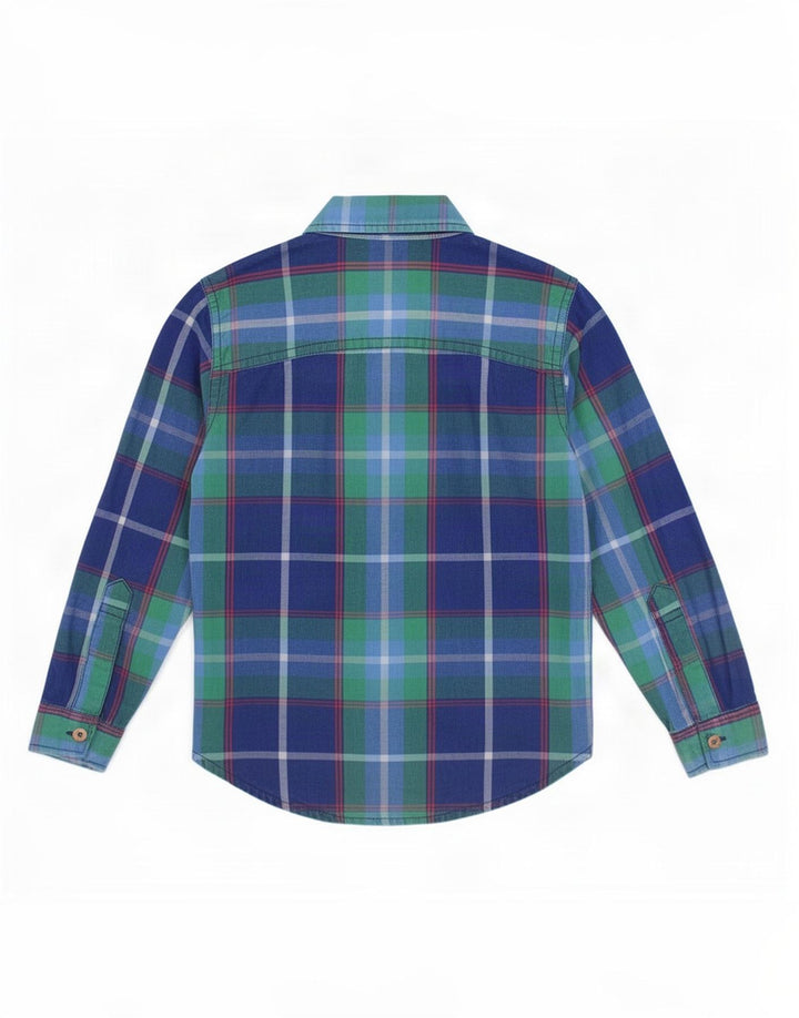 Cămașă Joules Băieți 4-5 Ani Bumbac Blue Check