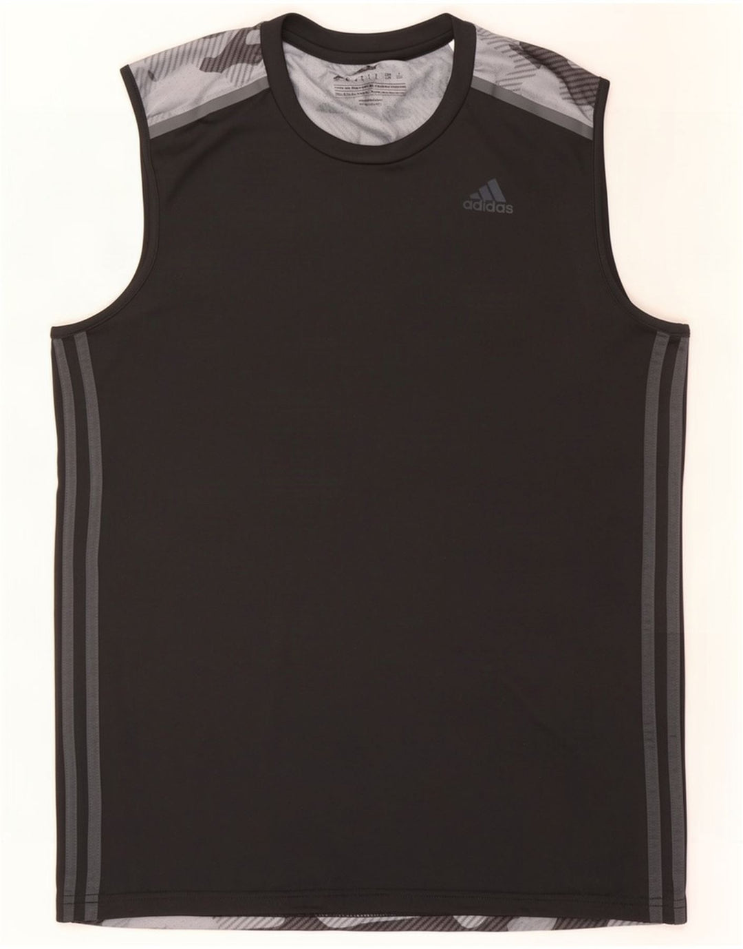 Adidas Climacool Vest Top Mare Negru Camuflaj Poliester