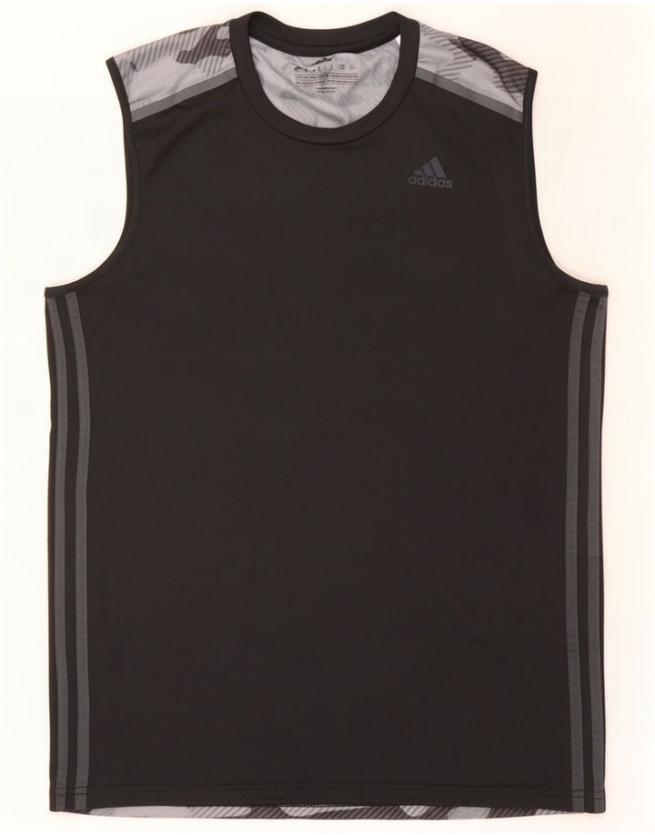 Adidas Climacool Vest Top Mare Negru Camuflaj Poliester