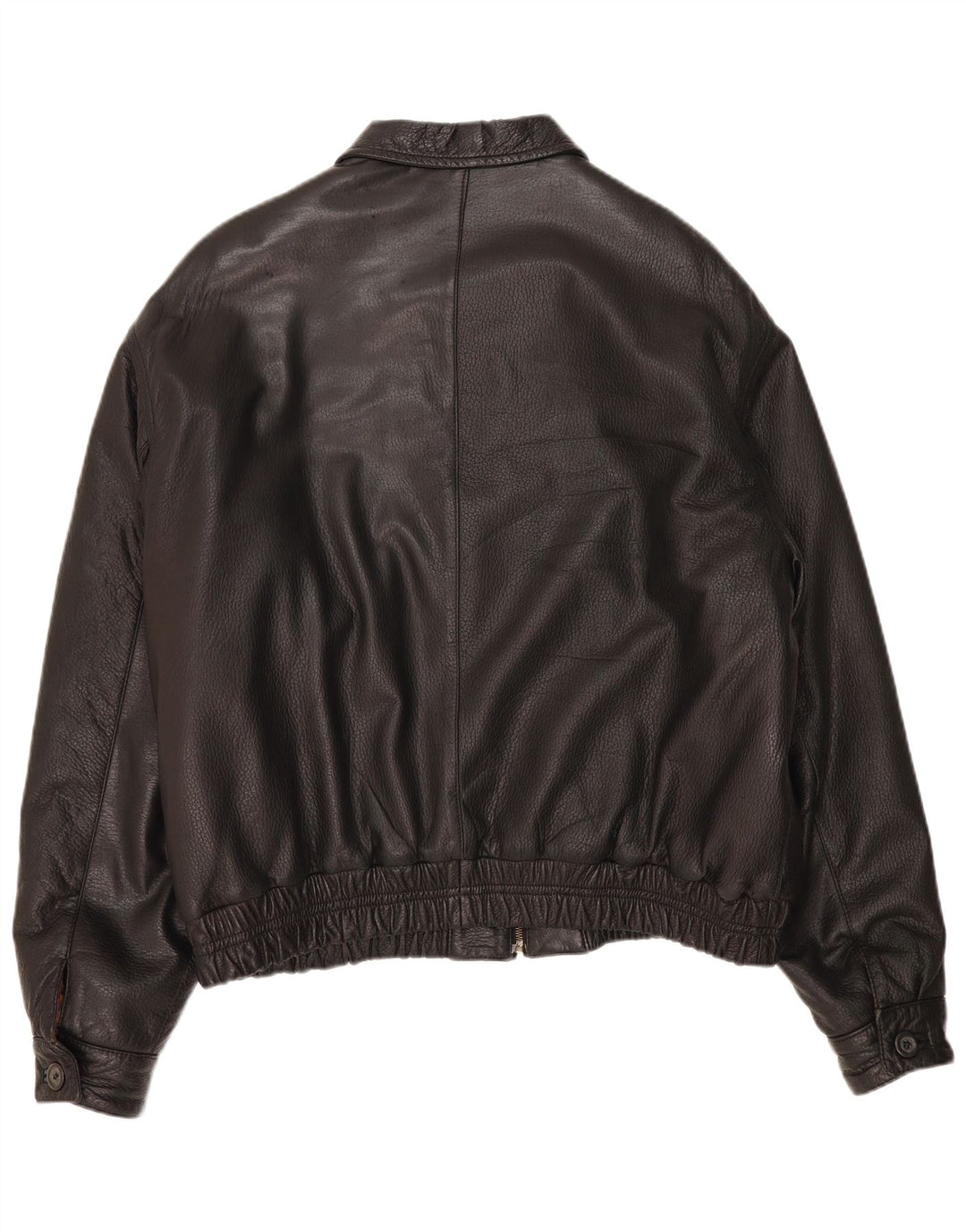 Geacă de piele vintage pentru bărbați IT 56 3XL neagră